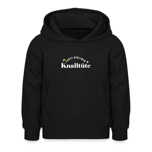 Echte Berliner Knalltüte - Kinder Hoodie - Schwarz