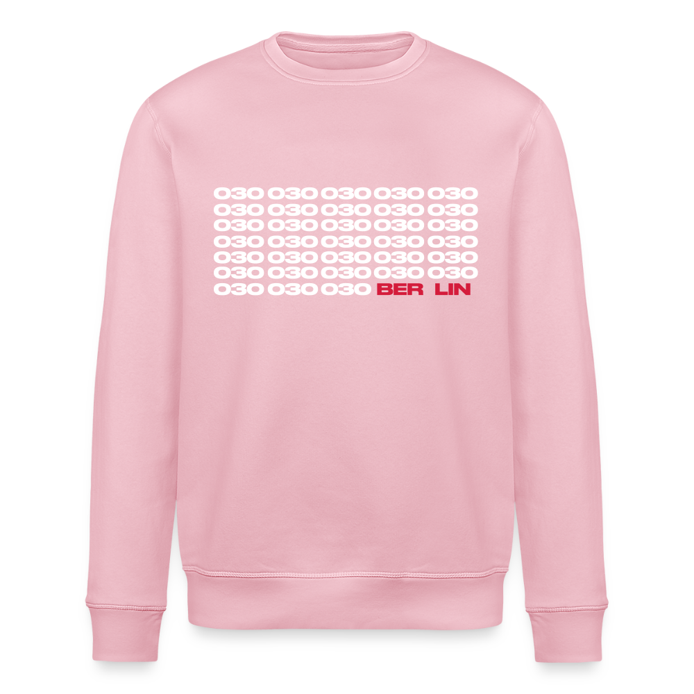 030 Berlin - Unisex Bio Sweatshirt - Hellrosa