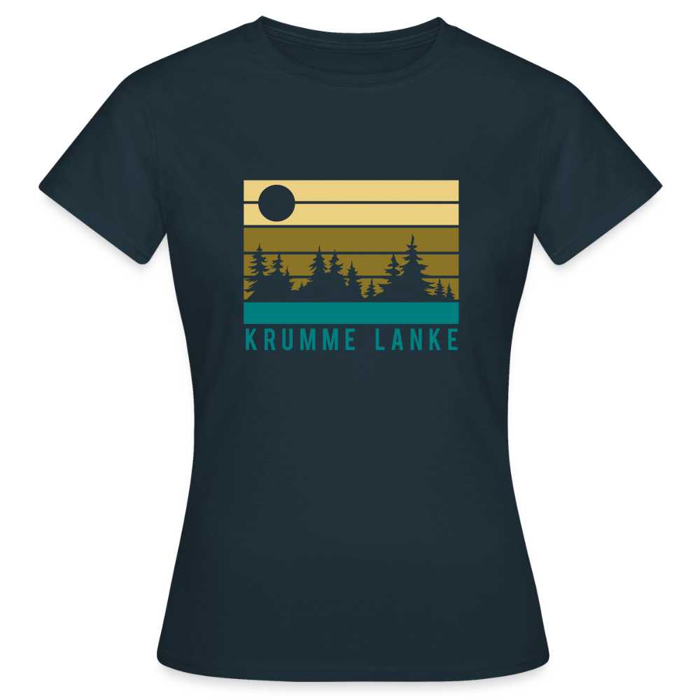 Krumme Lanke - Frauen Premium T-Shirt - Navy