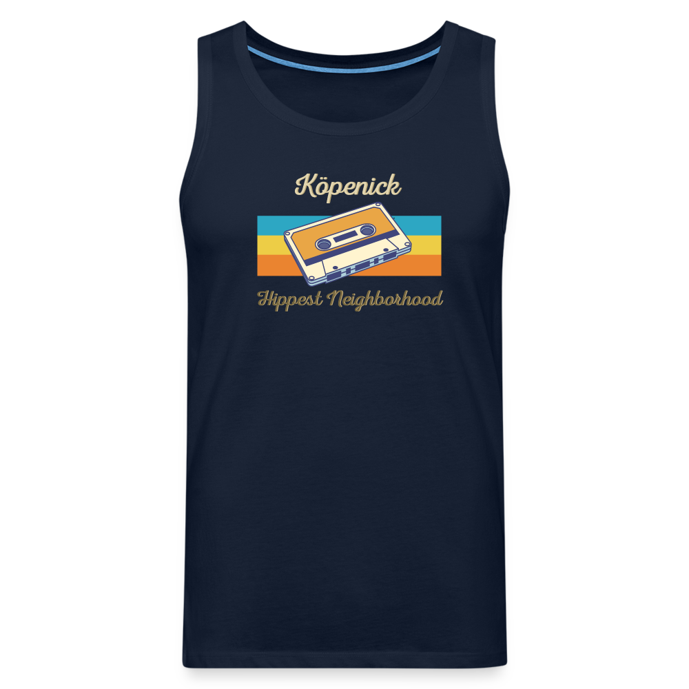 Köpenick Hippest Neighborhood - Männer Premium Tank Top - Navy