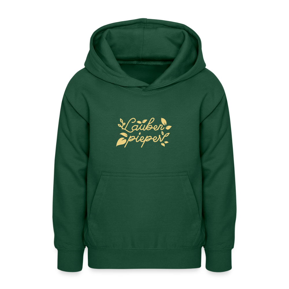 Lauben pieper - Teenager Hoodie - Flaschengrün