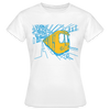 U-Bahn in Linien - Frauen Premium T-Shirt - Weiß