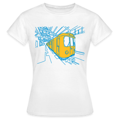 U-Bahn in Linien - Frauen Premium T-Shirt