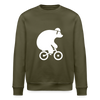 Fahrradbär - Unisex Bio Sweatshirt - Khaki