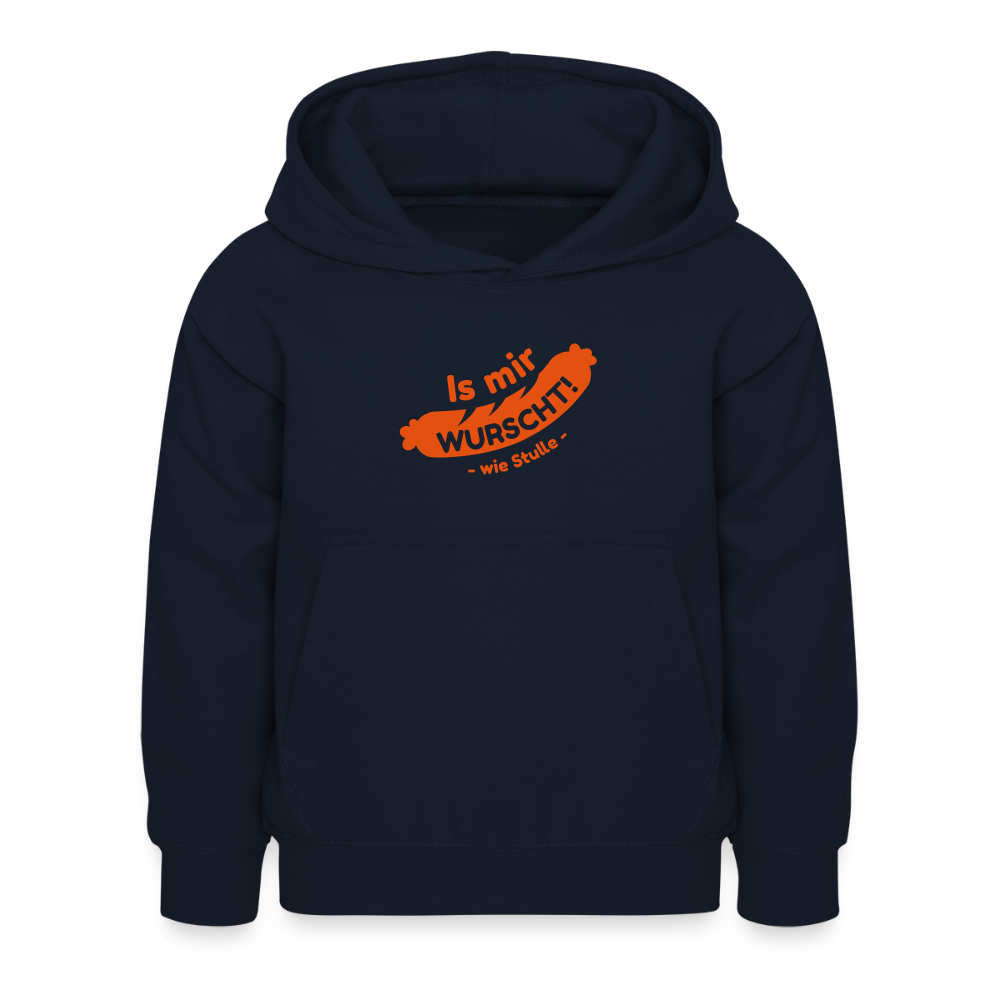 Is mir Wurscht - Kinder Hoodie - Navy