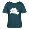 Heimat Berlin - Relaxed Rundhals Frauen Bio-T-Shirt - Dunkles Petrol