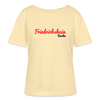 Friedrichshain Berlin - Relaxed Rundhals Frauen Bio-T-Shirt - Creme
