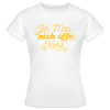 Jeh mah nich uffn Keks gelb - Frauen Premium T-Shirt - Weiß