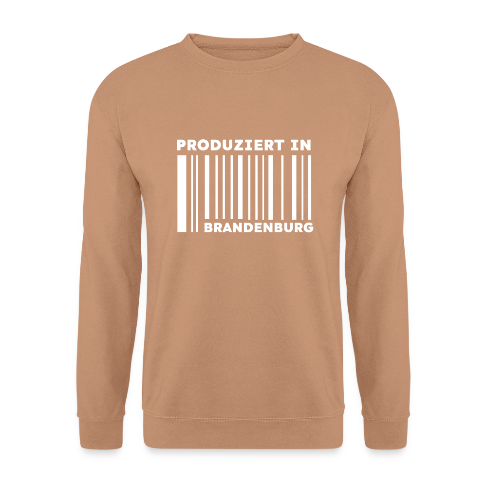 PRODUZIERT IN BRANDENBURG - Unisex Pullover - Mocca