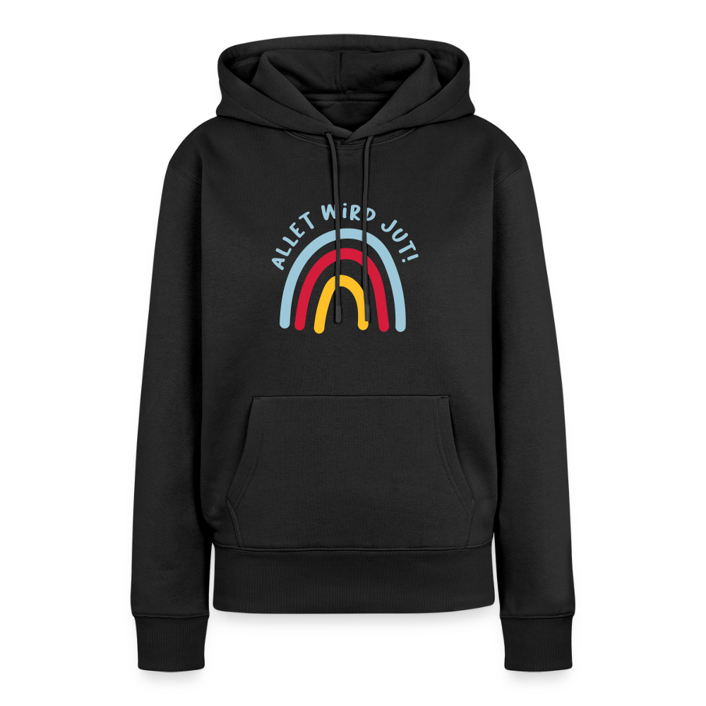 Allet wird jut! - Frauen Premium Hoodie - Schwarz