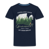 Grönland oder Grunewald - Kinder Premium T-Shirt - Navy