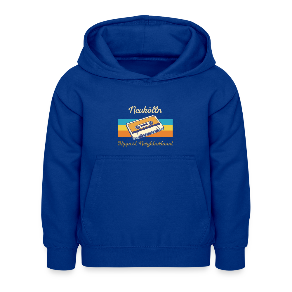 Hippes Neukölln - Kinder Hoodie - Royalblau