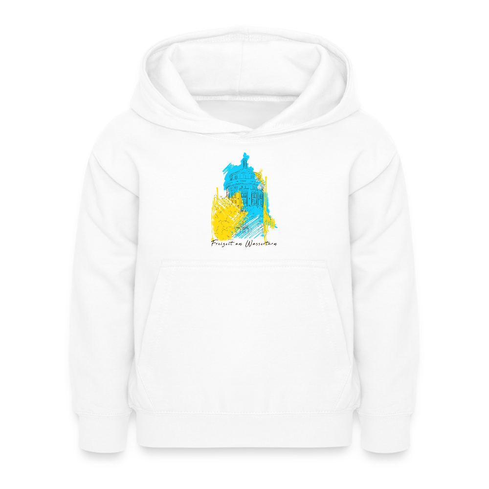 Freizeit am Wasserturm - Kinder Hoodie - Weiß