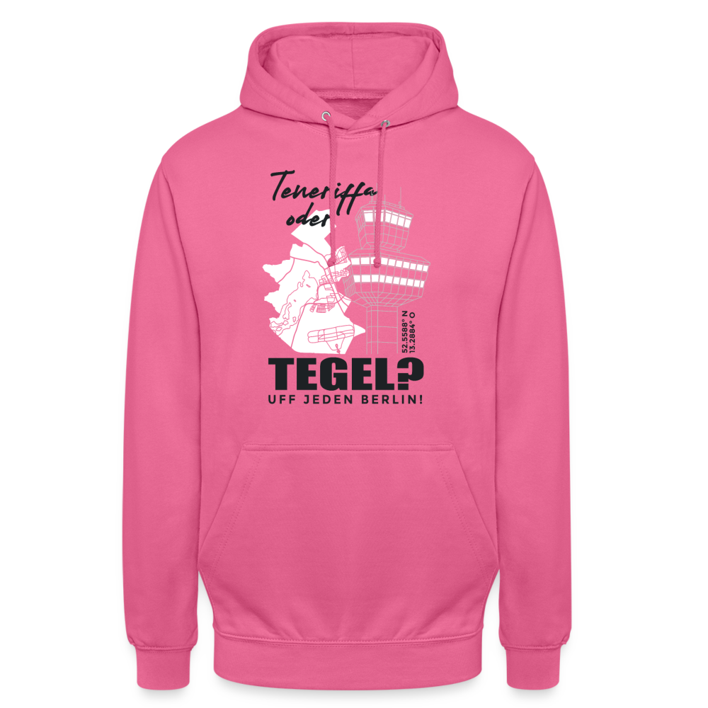 Teneriffa oder Tegel - Unisex Hoodie - Pink