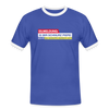 Eilmeldung: Is mir Schnurz Piepe! - Männer Ringer T-Shirt - Blau/Weiß