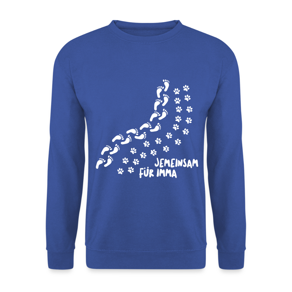Jemeinsam Für Imma - Unisex Pullover - Royalblau