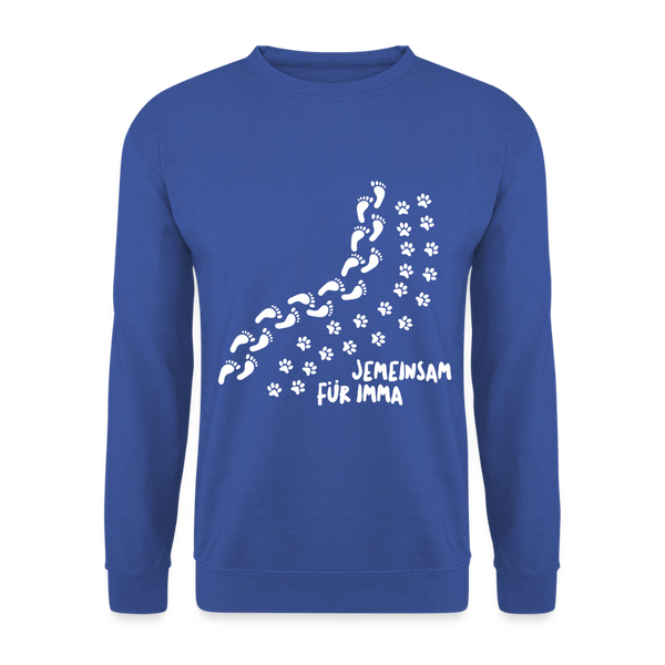 Jemeinsam Für Imma - Unisex Pullover - Royalblau