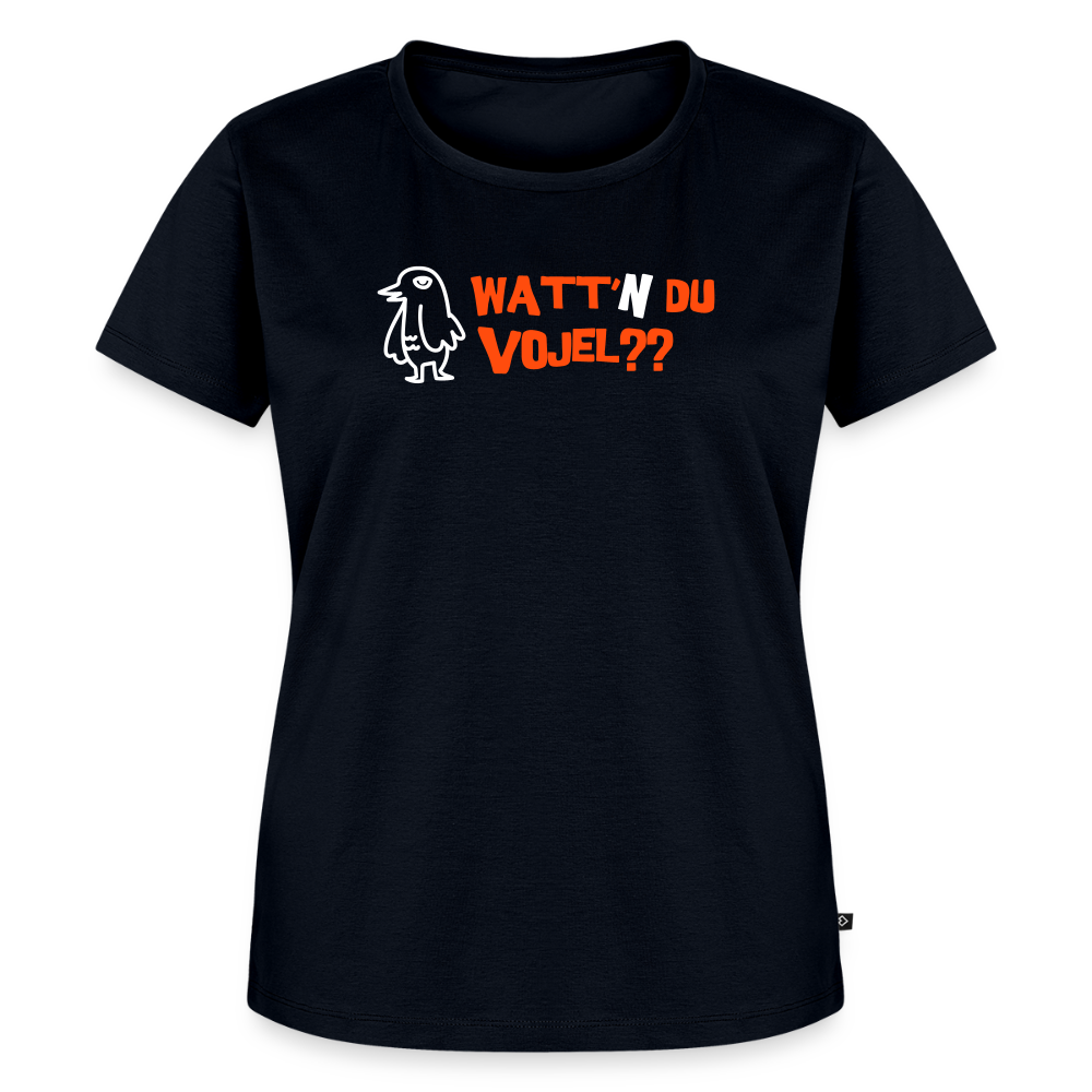Watt'n du Vojel - Frauen Premium T-Shirt - Navy