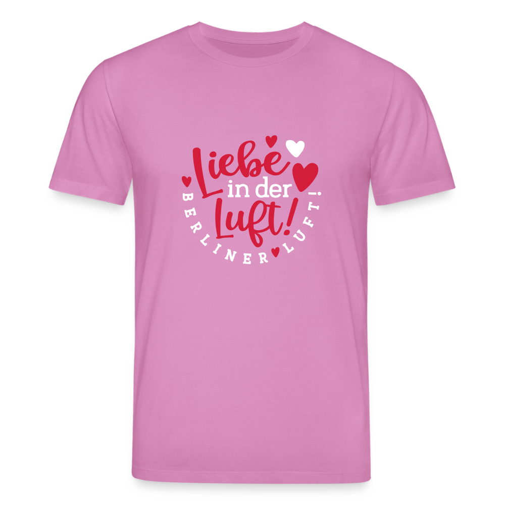 Liebe in der Luft! Berliner Luft! - Unisex Bio T-Shirt - Pink
