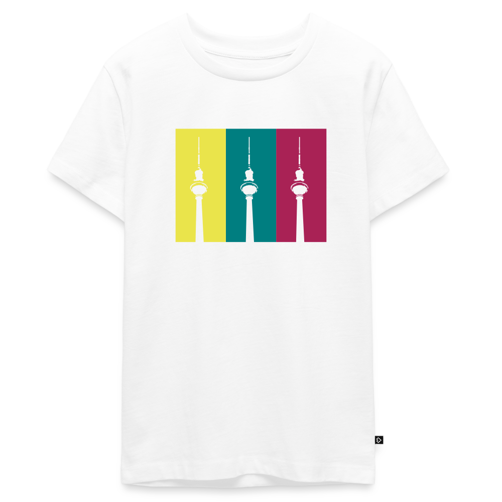 Berlin Retro - Teenager Premium T-Shirt - Weiß