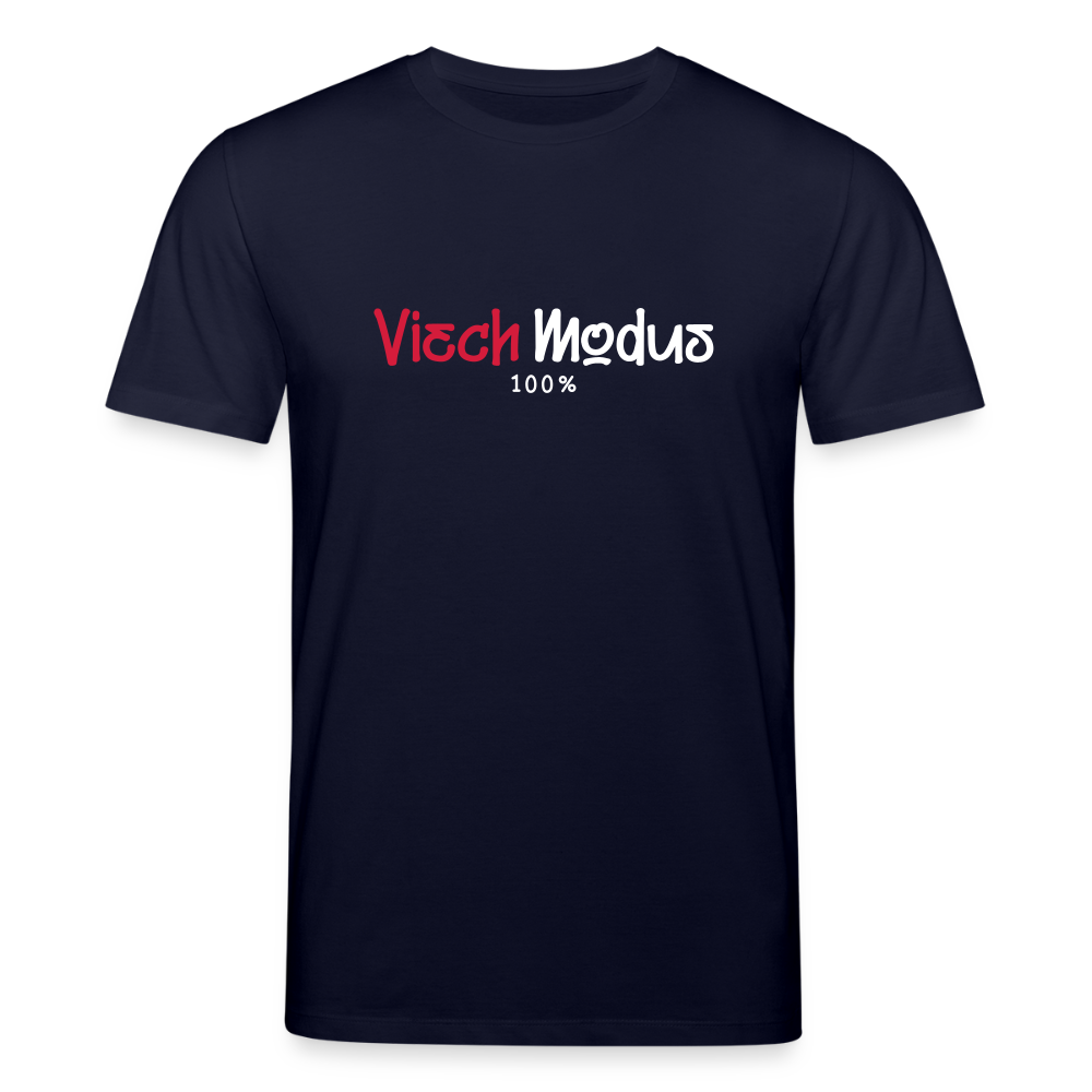 Viech Modus 100% - Unisex Bio T-Shirt - Navy