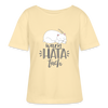 Warn hata Tach - Relaxed Rundhals Frauen Bio-T-Shirt - Creme