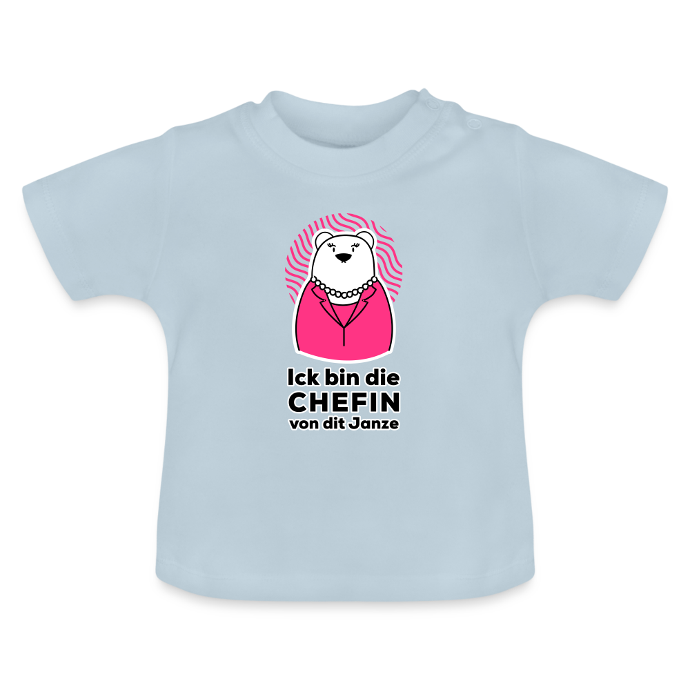 Chefin - Baby T-Shirt - Hellblau