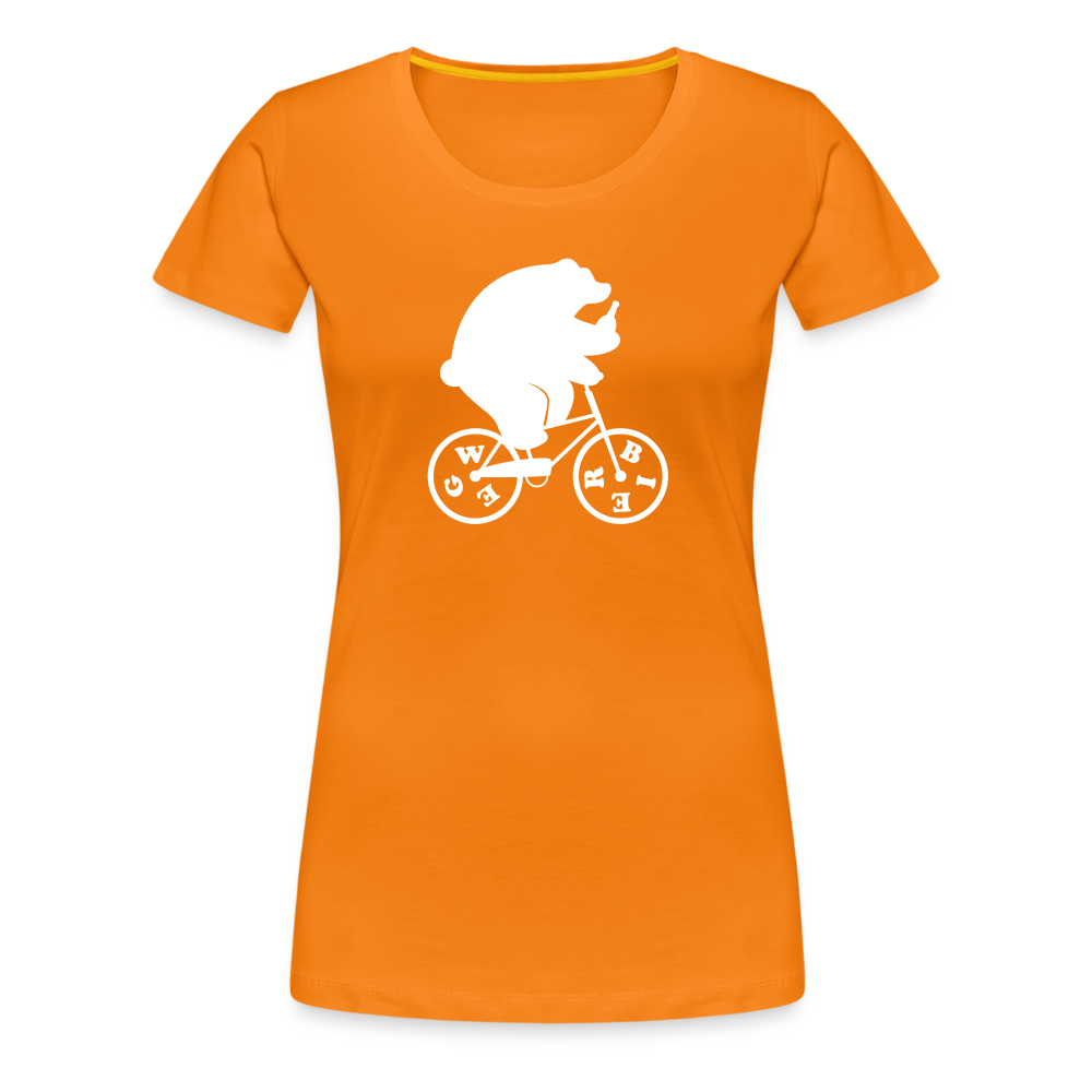 Wegbier Berlin - Frauen Premium T-Shirt - Orange