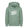 Jebongt! - Teenager Hoodie - Graugrün