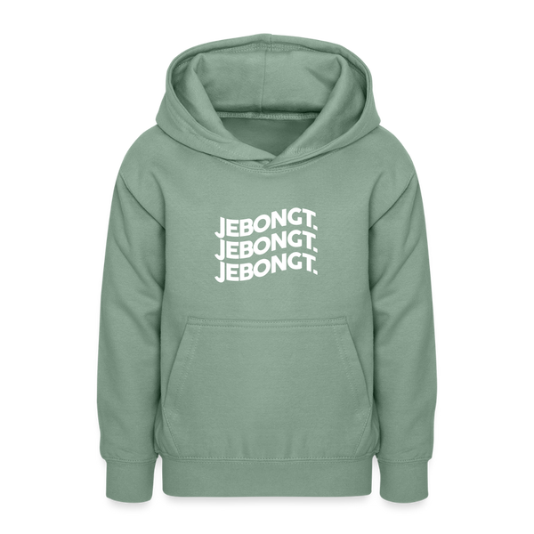 Jebongt! - Teenager Hoodie - Graugrün