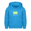 U1 - Kinder Hoodie - Meeresblau