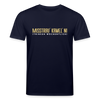 Misstrau' Kamel'n! (trinken wöchentlich) - Unisex Bio T-Shirt - Navy