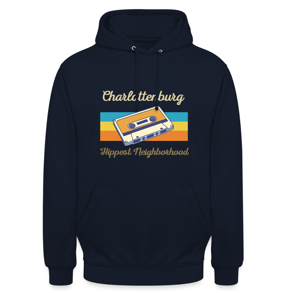 Charlottenburg Hippest Neighborhood - Unisex Hoodie - Navy