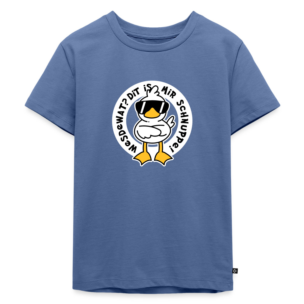 Wesdewat? - Kinder Premium T-Shirt - Taubenblau