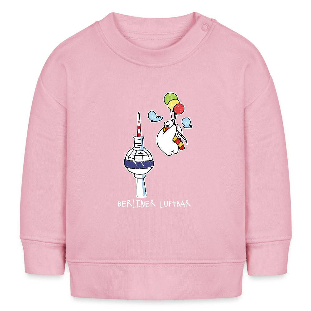Berliner Luftbär - Baby Bio Pullover - Hellrosa