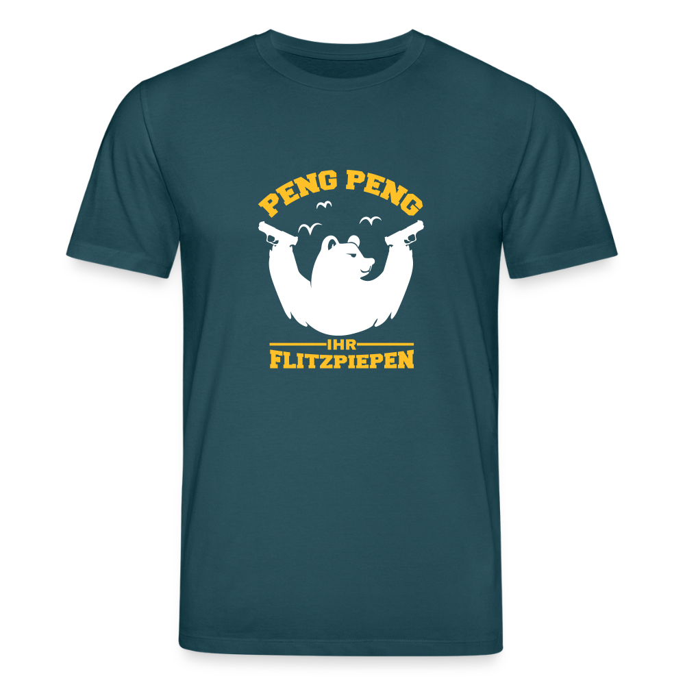 Peng Peng - Unisex Bio T-Shirt - Dunkles Petrol