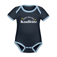 Echte Berliner Knalltüte - Baby Bio-Kurzarm-Kontrastbody