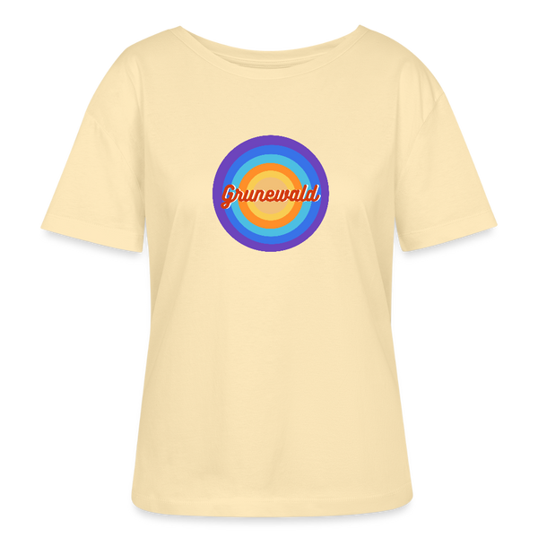 Grunewald Retro - Relaxed Rundhals Frauen Bio-T-Shirt - Creme
