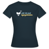 wär ick mal liejenjeblieben - Frauen Premium T-Shirt - Navy
