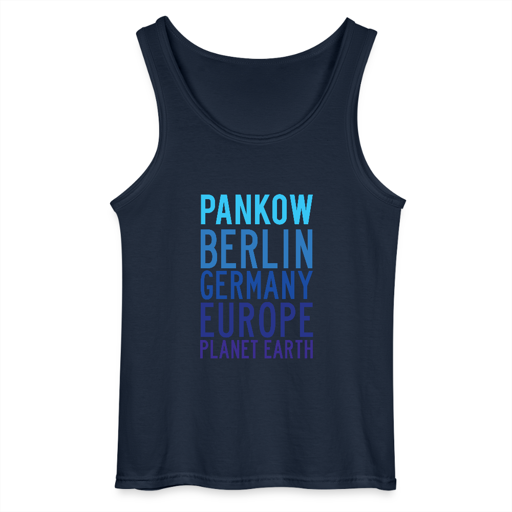 Pankow Planet Earth - Männer Tank Top - Navy