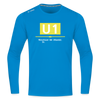 U1 - Männer Sport Langamshirt - Saphirblau
