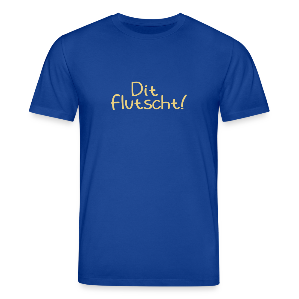 Dit Flutscht! - Unisex Bio T-Shirt - Dunkelblau