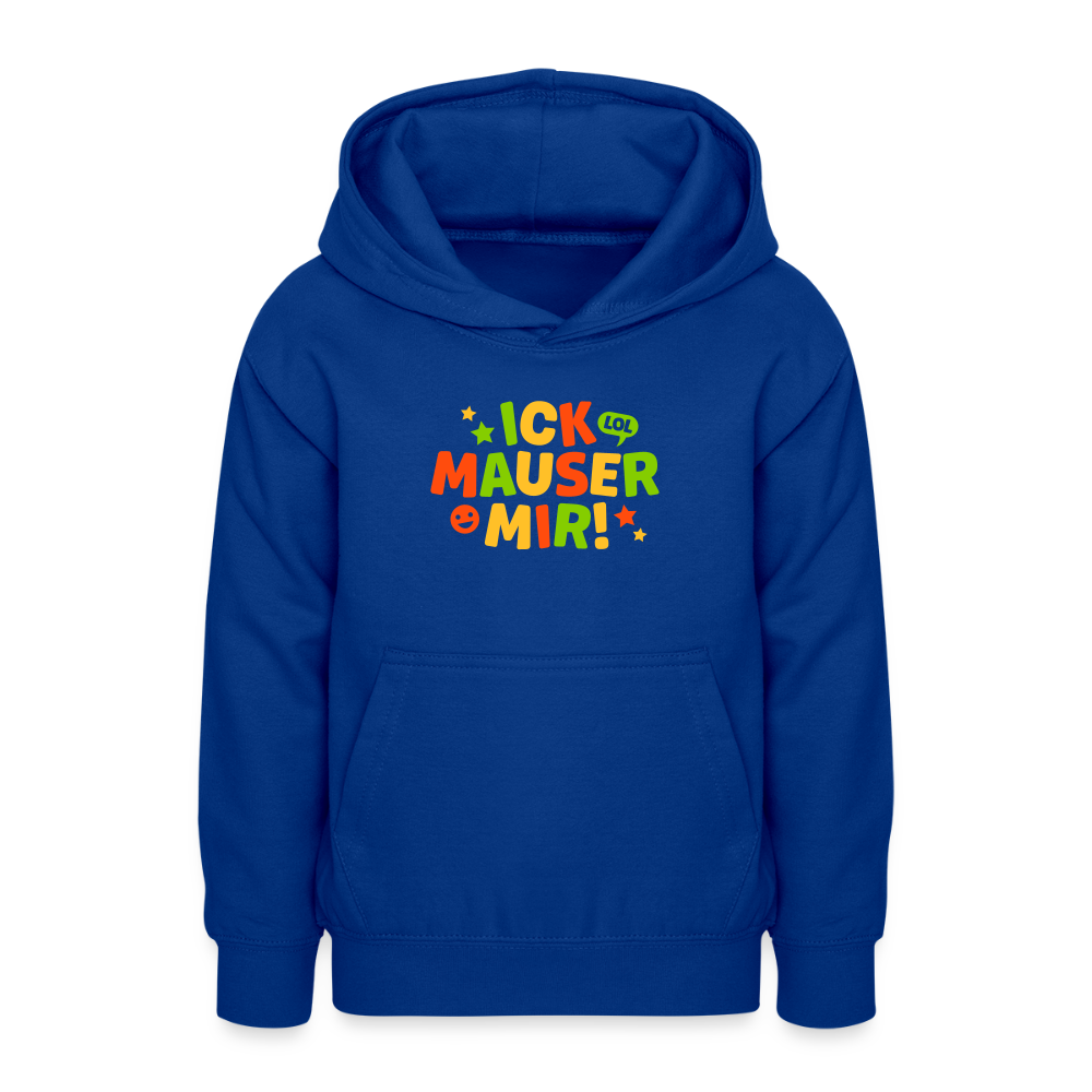 ick mauser - Teenager Hoodie - Royalblau