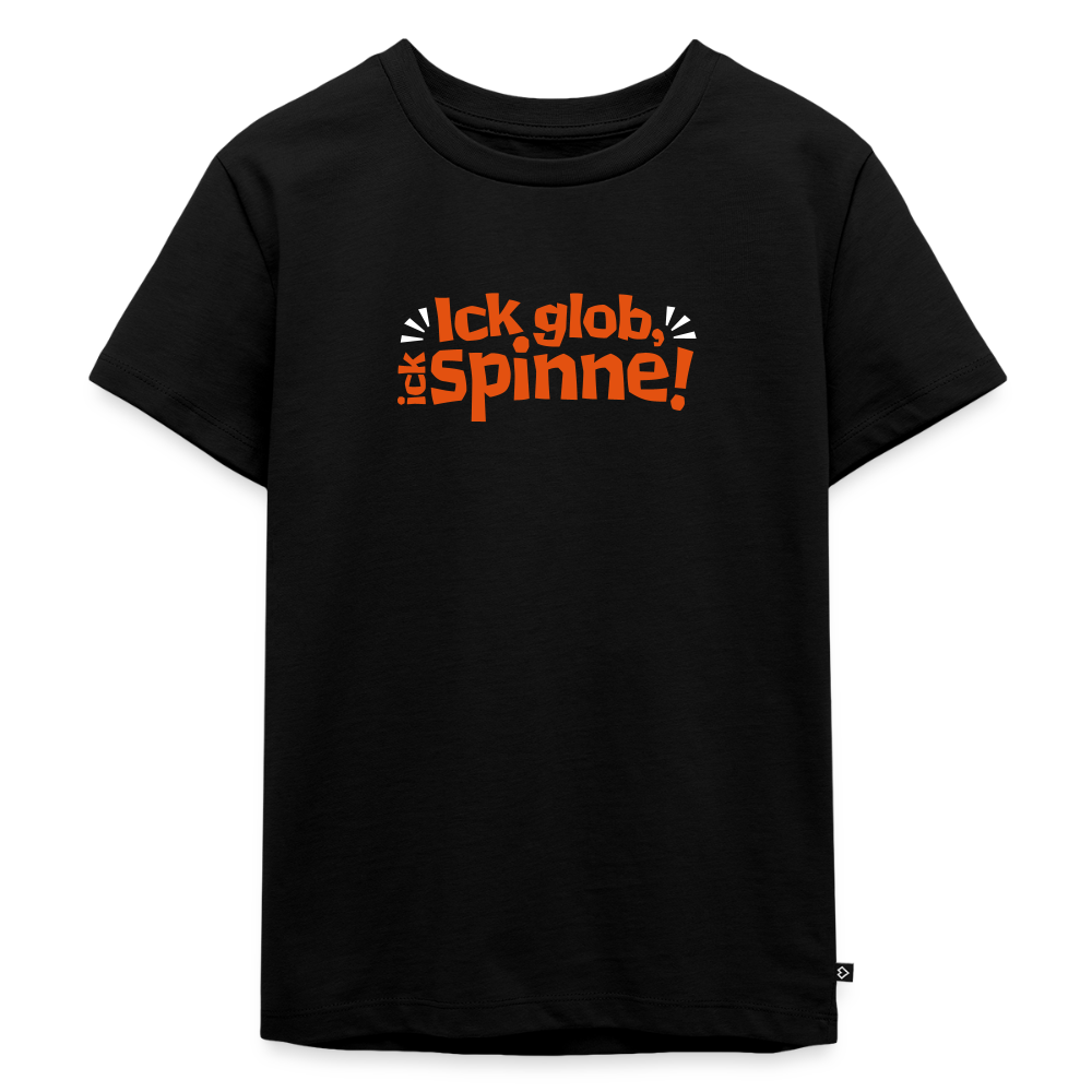 Ick glob, ick spinne! - Kinder Premium T-Shirt - Schwarz