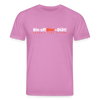 Bin uff Bier-Diät! (schon 3 Tage valorn) - Unisex Bio T-Shirt - Pink