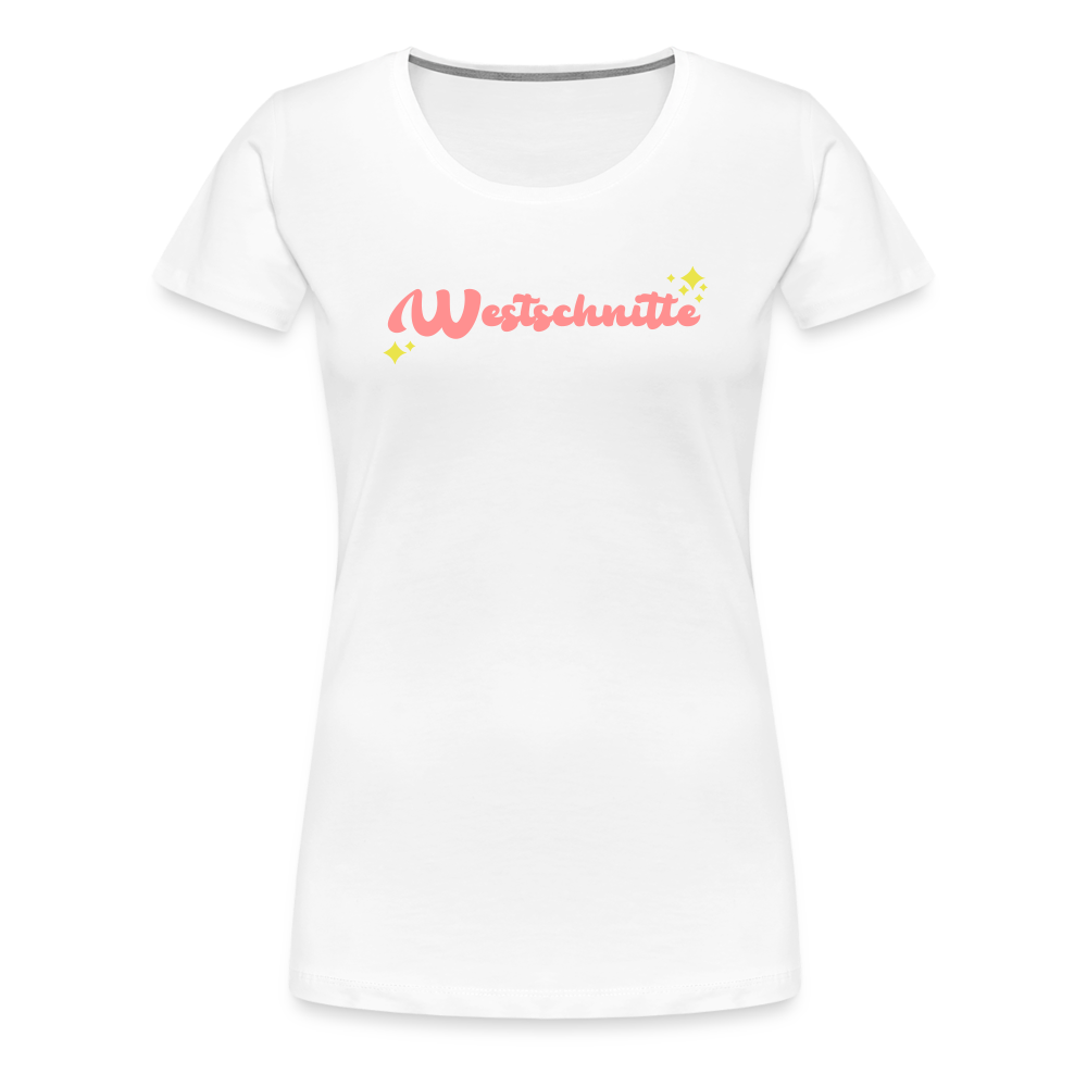 Westschnitte - Frauen Premium T-Shirt - Weiß