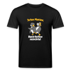 Juten Morjen, Backfeifenjesichta! - Unisex Bio T-Shirt - Schwarz