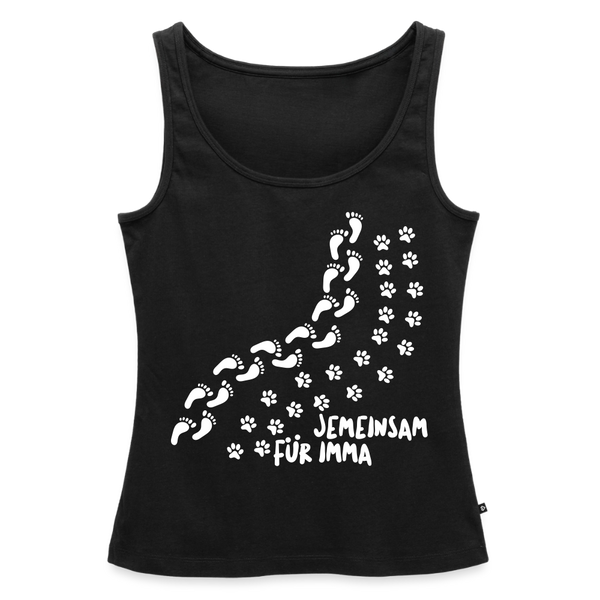 Jemeinsam Für Imma - Frauen Bio Tank Top - Schwarz