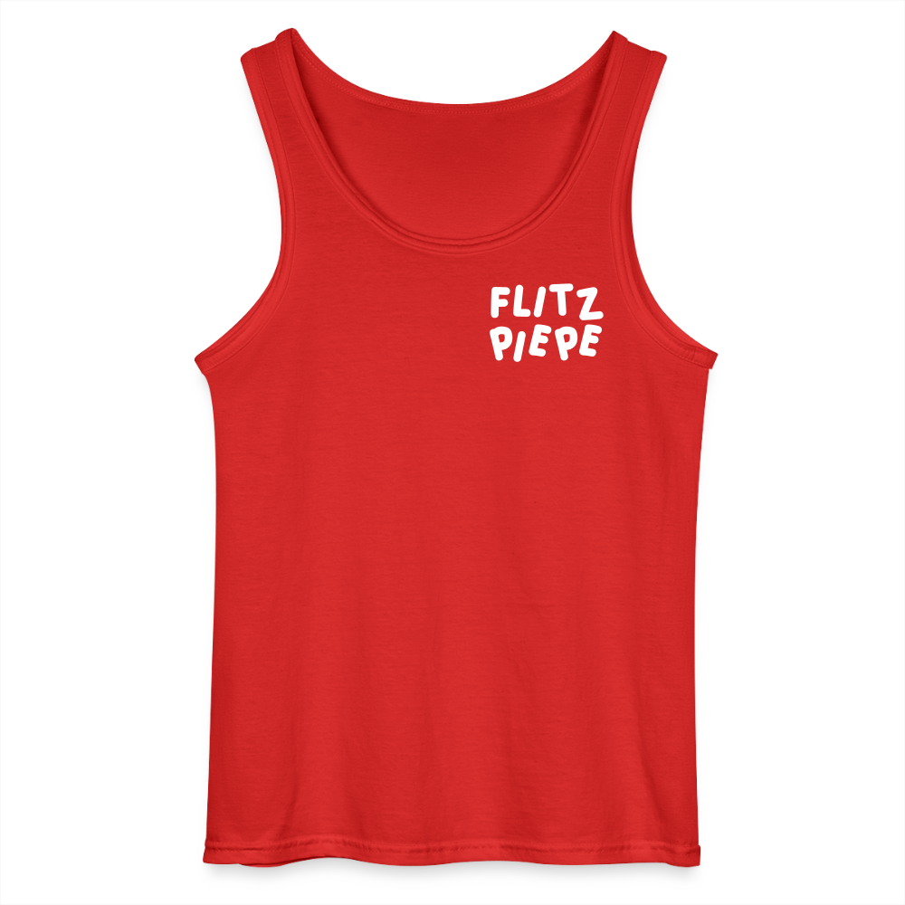 Flitz piepe - Männer Tank Top - Rot