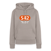 S42 - Frauen Premium Hoodie - Taupe